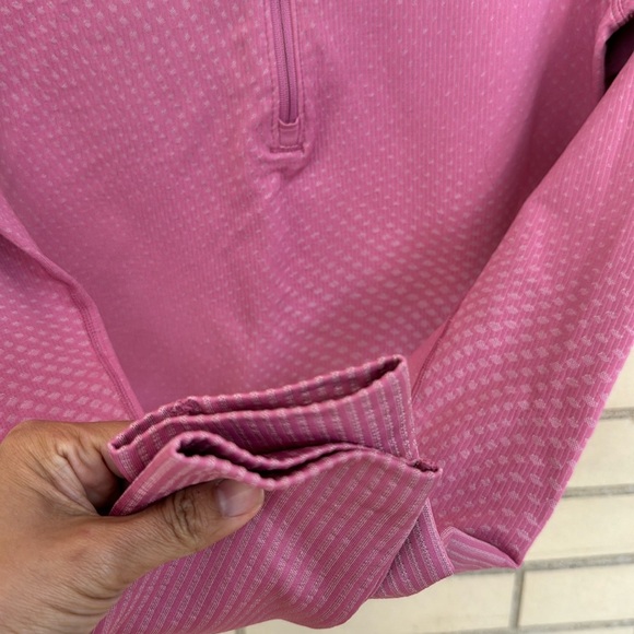 Lululemon rest less cropped 1/2 zip long sleeve top size 6 - Picture 4 of 7
